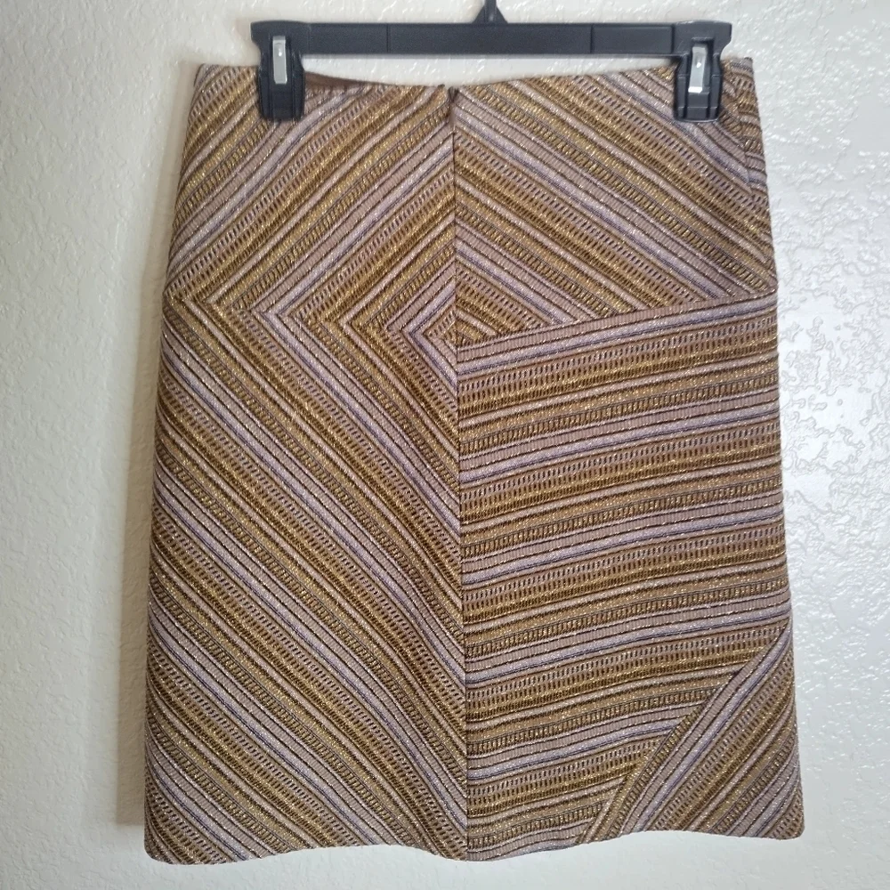 Scanlan & Theodore shimmery pencil skirt sz 8 - Picture 8 of 11